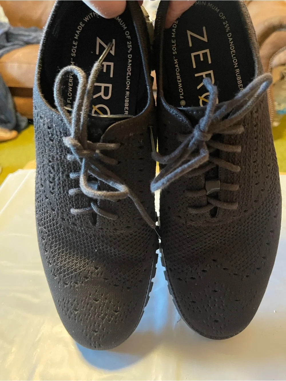 Cole Haan Zerogrand Wingtip Oxford - C30416 - Black Stitchlite - 11  M
